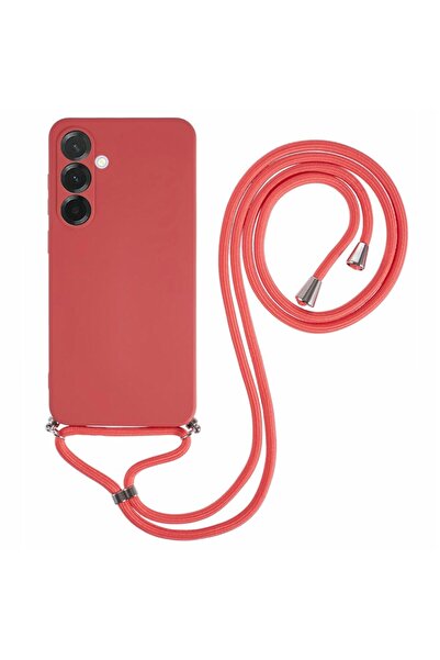 sscase Candy Colors Θήκη Σιλικόνης με Λουράκι Hawthorn Red (Samsung Galaxy A1...