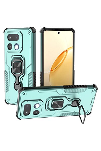 sscase Magnetic Ring Σκληρή Θήκη με Δαχτυλίδι Green (Realme 16 Pro Plus 5G)