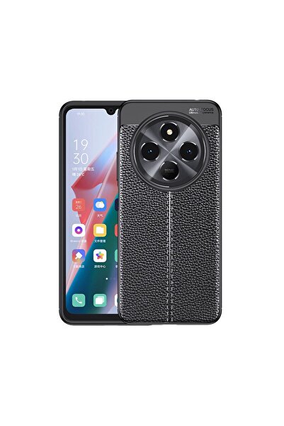 sscase Litchi Texture Θήκη Σιλικόνης Black (Xiaomi Redmi 14C 4G/Poco C75 4G)