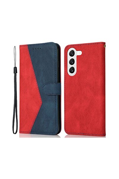 sscase Dual-color Θήκη Πορτοφόλι Red Blue (Samsung Galaxy A26 5G)