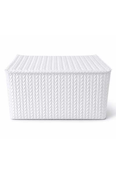 ELFİNA HOME Premium Dowery Box with Goose Feather Pattern Cushion