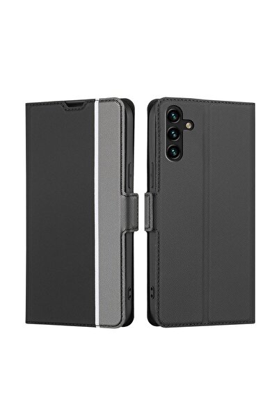 sscase Twill Texture Θήκη Πορτοφόλι Black (Samsung Galaxy A04s)