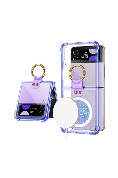 sscase MagSafe Σκληρή Θήκη με Δαχτυλίδι Purple (Samsung Galaxy Z Flip3 5G)