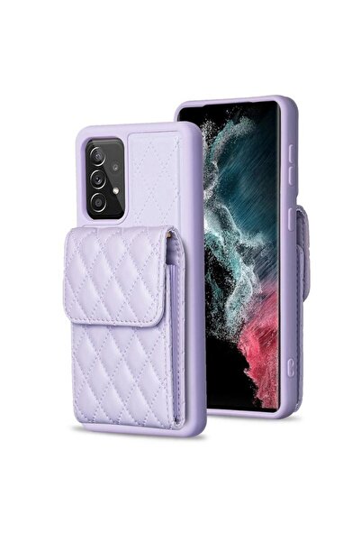 sscase Vertical Wallet Θήκη Σιλικόνης με Λουράκι Purple (Samsung Galaxy A52/A...