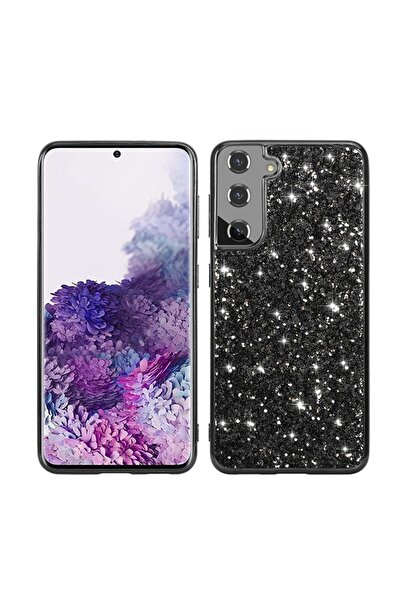 sscase Σκληρή θήκη με γκλίτερ σε σκόνη Μαύρο (Samsung Galaxy S22 Plus 5G)