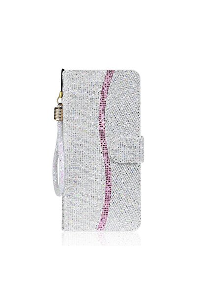 sscase Glitter Powder Filp Leather θήκη Πορτοφόλι Silver (Xiaomi Redmi 10C)
