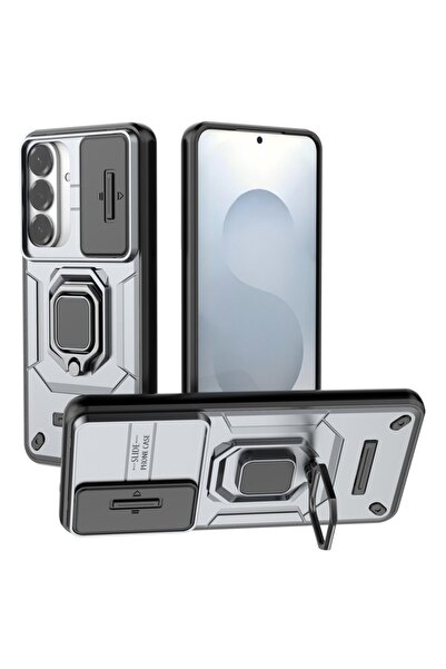 sscase Sliding Camshield Σκληρή Θήκη με Δαχτυλίδι Grey (Samsung Galaxy S26 Pl...