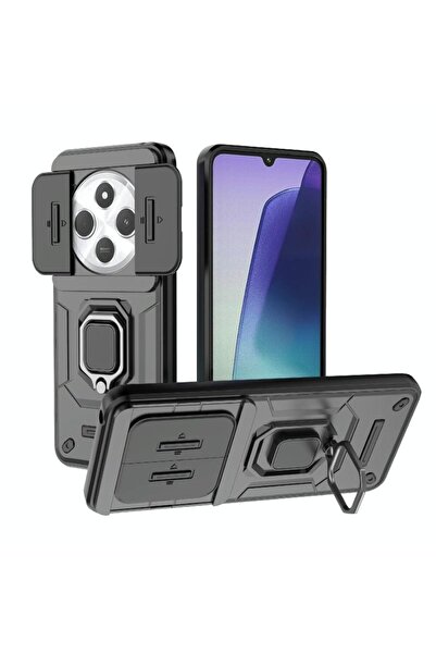 sscase Sliding Camshield Σκληρή Θήκη με Δαχτυλίδι Black (Xiaomi Redmi 14C 4G/...