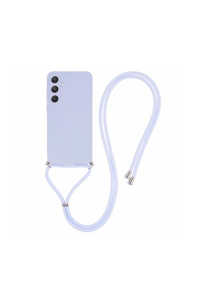 sscase Candy Colors Θήκη Σιλικόνης με Λουράκι Light Purple (Samsung Galaxy A5...