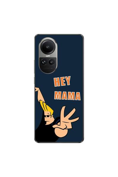 OEM Case compatible with Oppo Reno10 5G Silicone Gel Tpu Pattern Message Hey Mom
