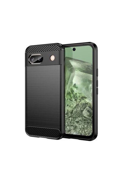 sscase Brushed Carbon Θήκη Σιλικόνης Black (Google Pixel 8a 5G)