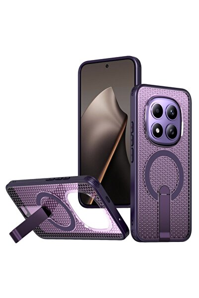 sscase Grid Magsafe Σκληρή Θήκη με Stand Purple (Xiaomi Redmi Note 15 Pro 5G)