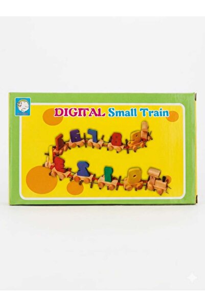 Gazi'nin Oyuncakları Educational Wooden Number Train - Educational Toy Set wi...