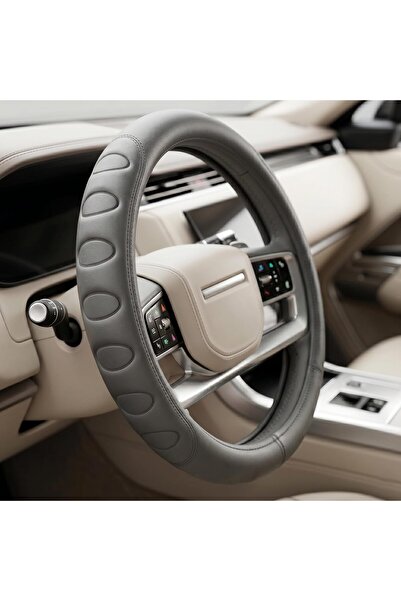 Auto Family FZE Premium Leather Steering Wheel Cover 15 inches (37-38cm) – Un...