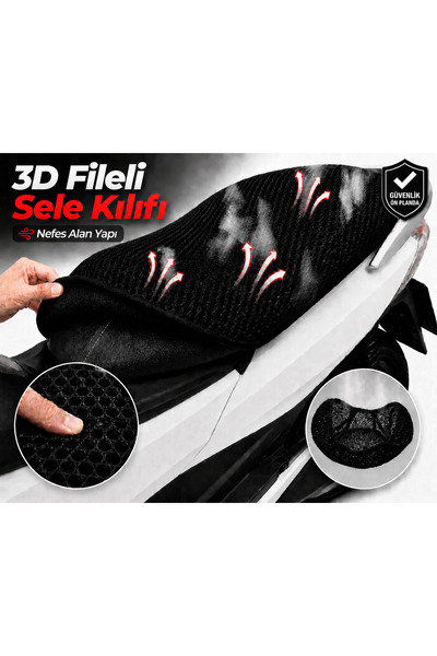 Vi Caro Husa scaun motocicletei RMG Moto Gusto Diva 50 Husa scaun cu plasa 3D...
