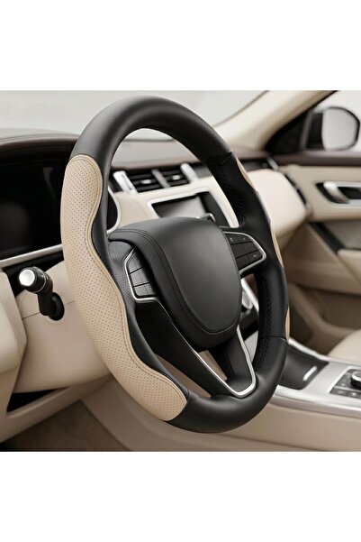 Auto Family FZE Auto Family Sport Grip Steering Wheel Cover 15 Inch (37–38cm)...