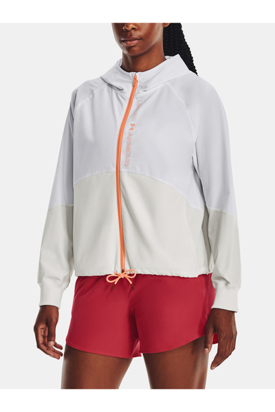 Under Armour Bunda Woven FZ Jacket-WHT