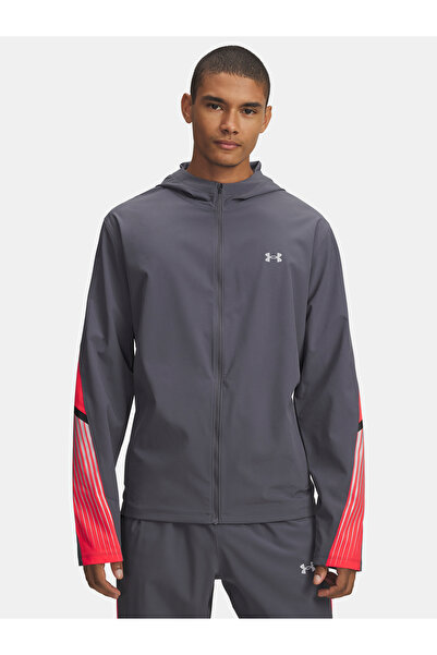 Under Armour Pánská bunda UA Velociti Storm Hooded Jkt-GRY
