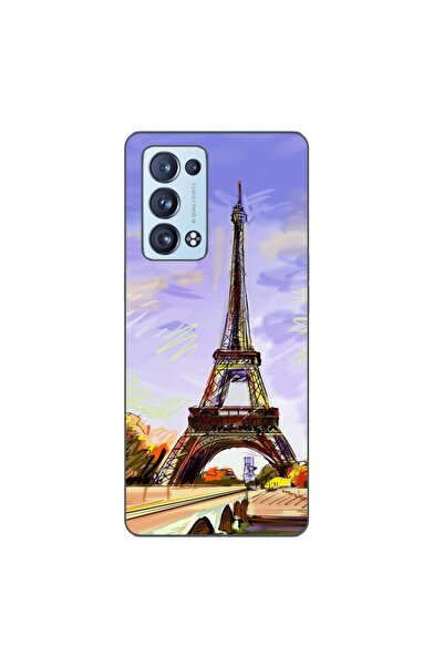 OEM Husa compatibila cu Oppo Reno6 Pro 5G Silicon Gel Tpu Model Desen Turnul ...