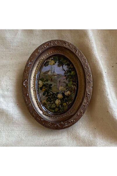 Nesteren Atölye Vintage Tasarım Dekoratif Mini Tablo - Magnet & Duvar Süsü -A...