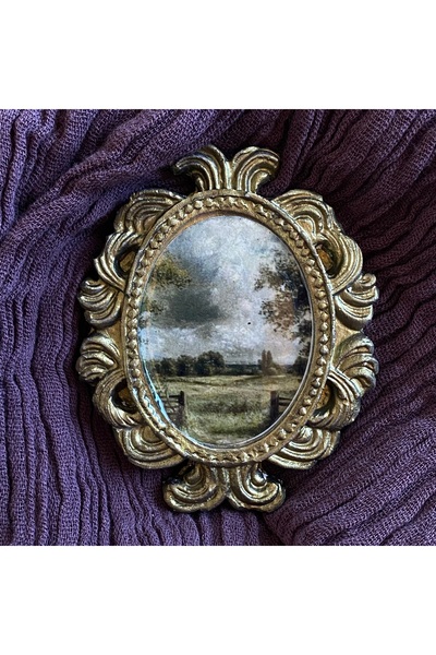 Nesteren Atölye Vintage Tasarım Dekoratif Mini Tablo - Magnet & Duvar Süsü -A...