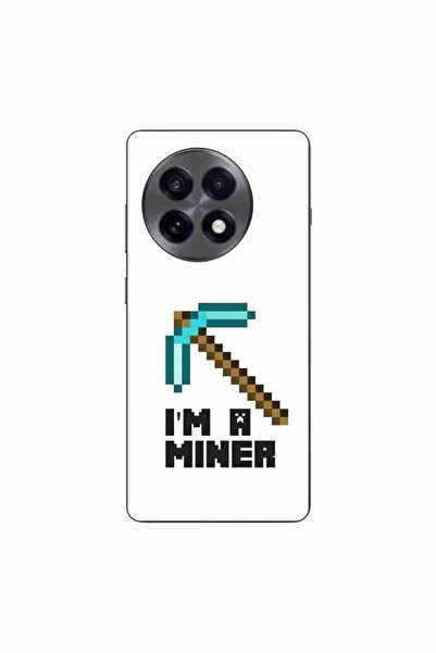 OEM Husa compatibila cu OnePlus 13R Silicon Gel Tpu Model Minecraft Miner