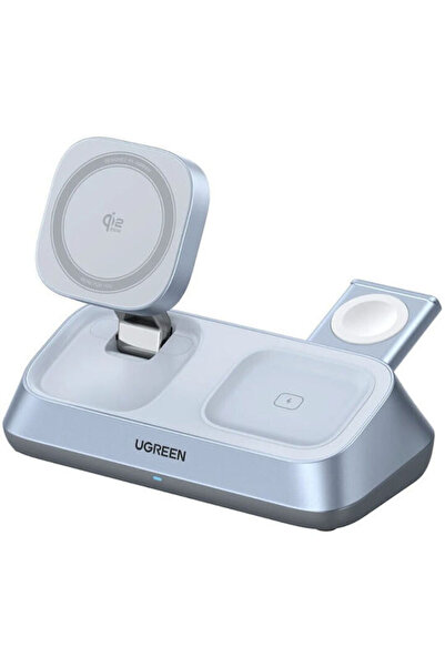 Ugreen Ασύρματος Φορτιστής Qi2 25W Μπλε (W711)