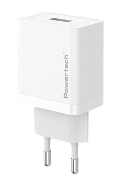 POWERTECH Φορτιστής Χωρίς Καλώδιο με Θύρα USB-A 12W Λευκός (PT-1320)