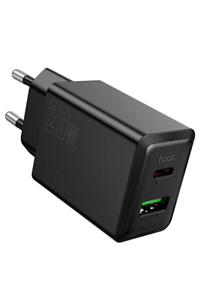 hoco. Φορτιστής Hoco Χωρίς Καλώδιο με Θύρα USB-A και Θύρα USB-C, 20W Power De...