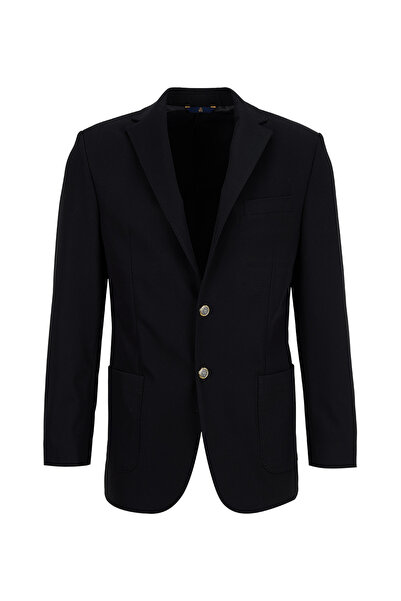 BROOKS BROTHERS Siyah Erkek Slim Fit Ceket BBSS26MBL006