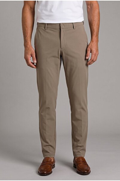 Bisse Khaki Jogger Drawstring Sports Pants