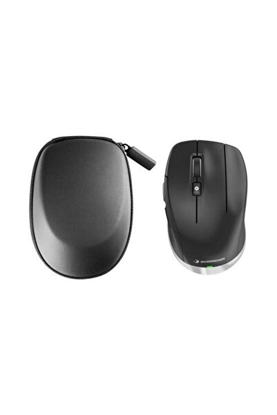 3Dconnexion CadMouse Compact Wireless Mouse, Bluetooth, 7200 DPI, Black