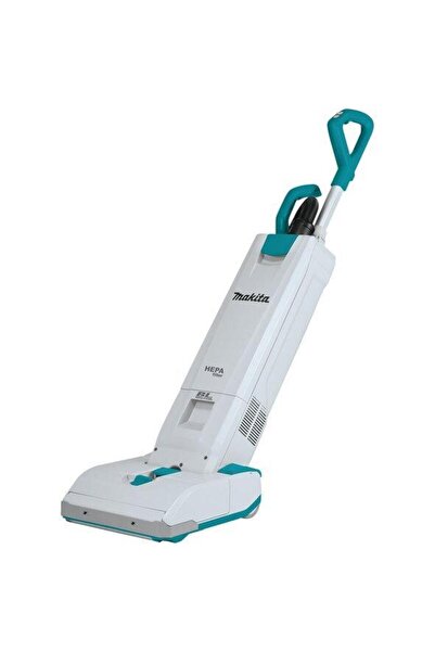 Makita DVC560Z Industrial Upright Vacuum Cleaner, 12 kPa, 5 L Bag, 2x18 V, White