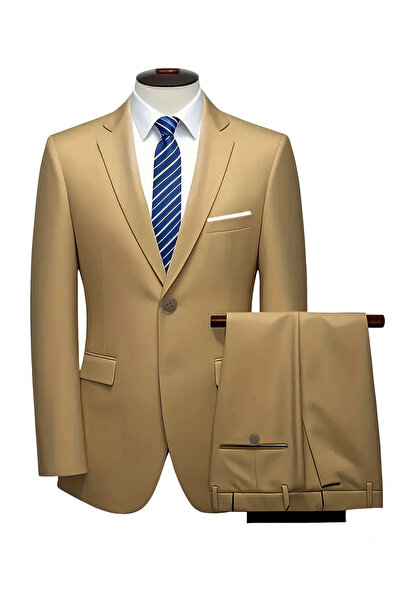 Greneric Men's Slim Fit Suit Set - Formal & Wedding