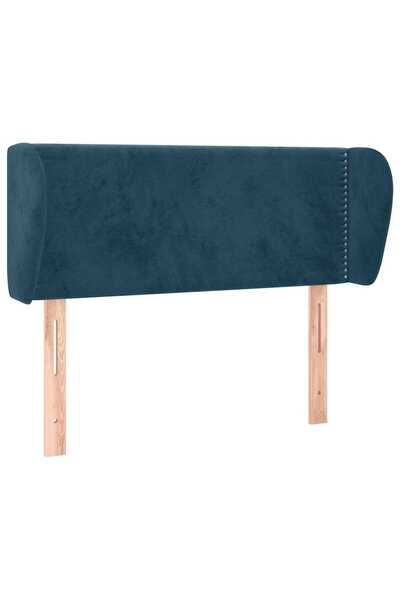 vidaxl Dark blue velvet winged Velvet 103x23x78/88 cm