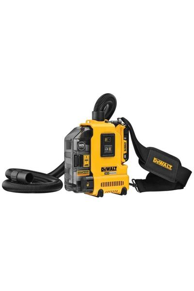 Dewalt DWH161N-XJ 18V Li-Ion Cordless Industrial Dust Extractor, Black/Yellow