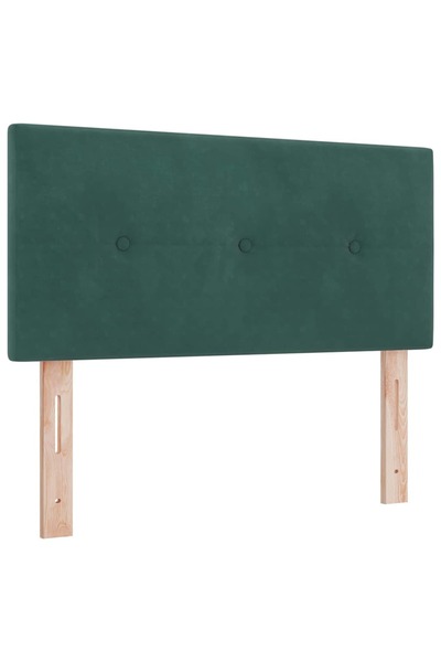 vidaxl Tăblie cap Verde închis 100 cm Catifea