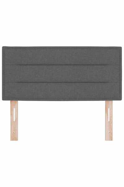vidaxl LED signboard with LED strip lights Dark grey 80 cm Polyester