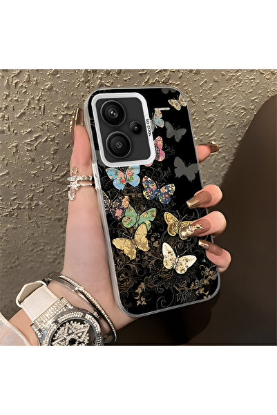 CASEVIBE Redmi Note 13 Pro Plus+ 5G Uyumlu Şık kelebekli sağlam telefon kılıfı