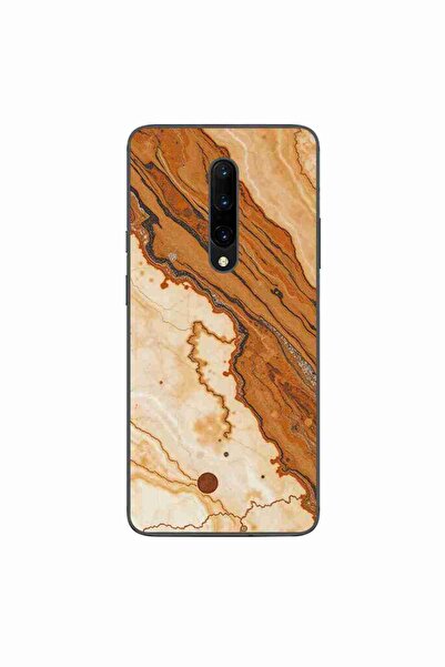 OEM Husa compatibila cu OnePlus 7 Pro Silicon Gel Tpu Model Caramel Marble Dream