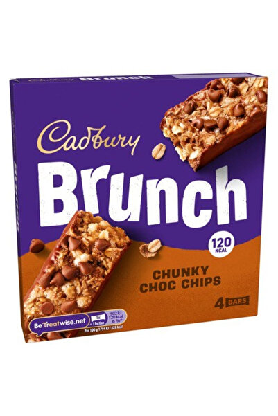 Cadbury Brunch Chunky Choc Chips 4 Bars