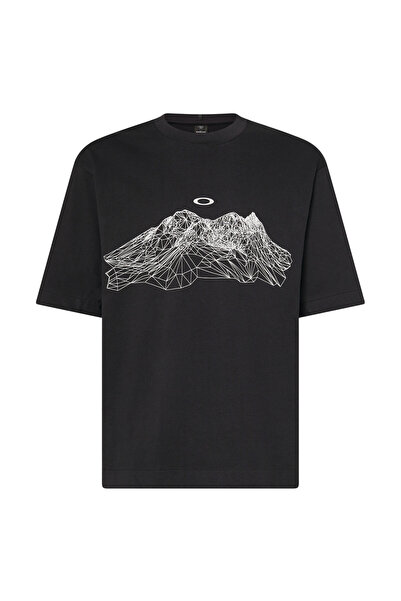 Oakley Men's T-shirt Wired Mtn Scape SS 2025-Black-M