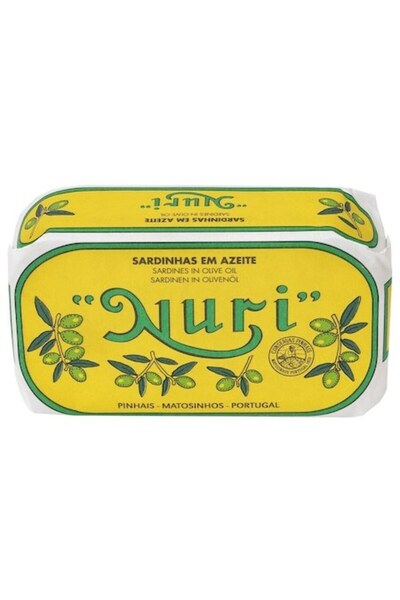 NURİ Sardine artizanale în ulei de măsline Nuri, 125g