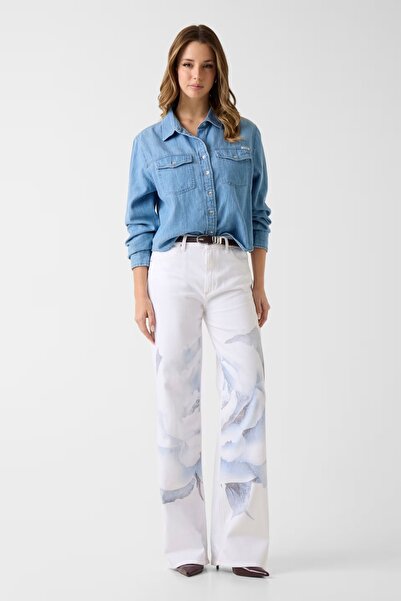 Guess Rege Relaxed Fit Kadın Jean Pantolon W6GA1AD1575