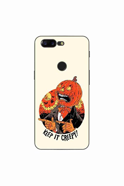 OEM Θήκη συμβατή με OnePlus 5T Σιλικόνης Gel TPU με σχέδιο Halloween Keep it ...