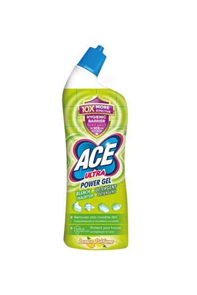ACE Inalbitor si Detergent pentru Toaleta cu Parfum de Lamaie - Ultra Power G...