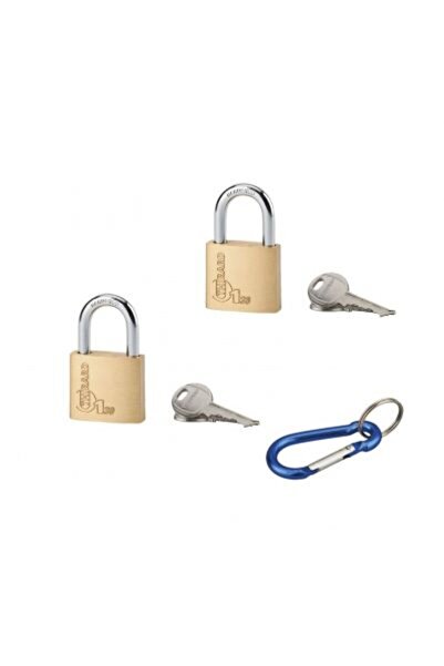 THIRARD Set of 2 key locks TYPE 1, 30 mm, 4-key opening + Carabiner,