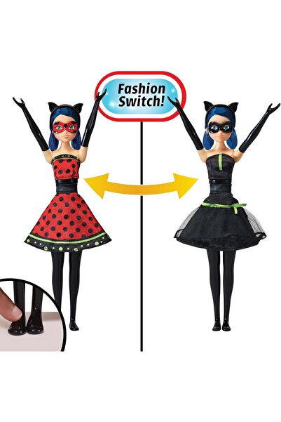 Miraculous Ladybug دمية MLB Dlx Fashion Doll Hero Switch-Ladybug