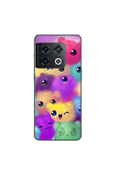 OEM Husa compatibila cu OnePlus 10 Pro Silicon Gel Tpu Model Pufosi Colorati