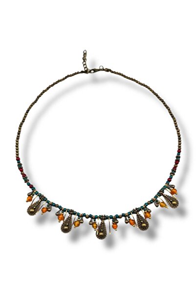 Bozhi Necklace Glass Beads Stylish Gift